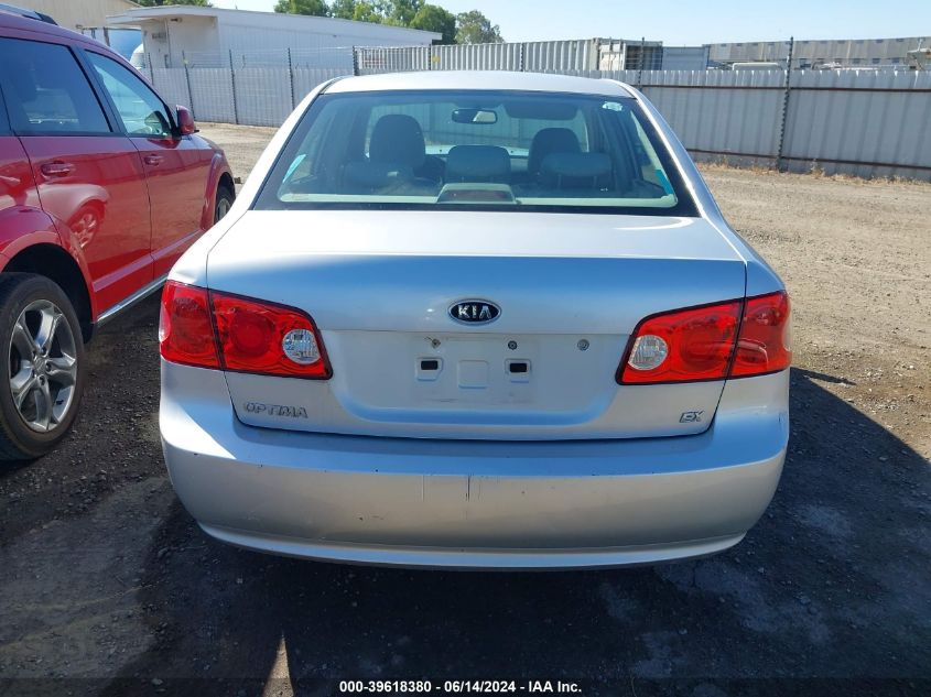 2008 Kia Optima Ex VIN: KNAGE123585169018 Lot: 39618380