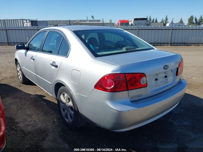 2008 Kia Optima Ex VIN: KNAGE123585169018 Lot: 39618380