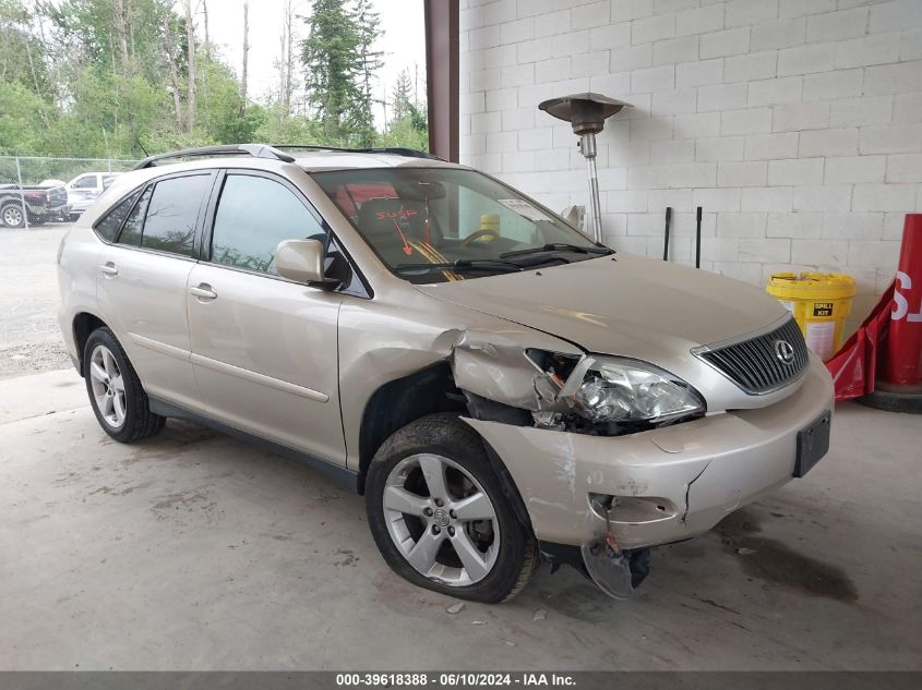 2007 Lexus Rx 350 VIN: JTJHK31U572002600 Lot: 39618388