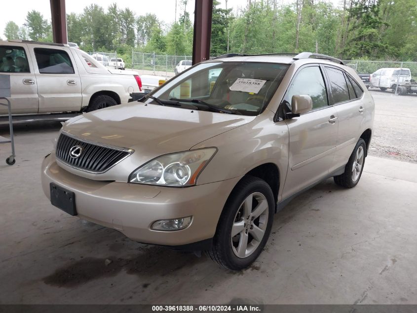 2007 Lexus Rx 350 VIN: JTJHK31U572002600 Lot: 39618388