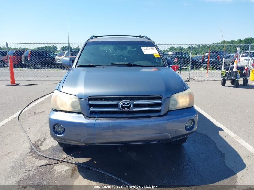 JTEDP21A46012034J 2006 Toyota Highlander Limited V6/Sport V6/V6