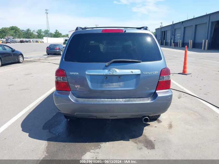 JTEDP21A46012034J 2006 Toyota Highlander Limited V6/Sport V6/V6