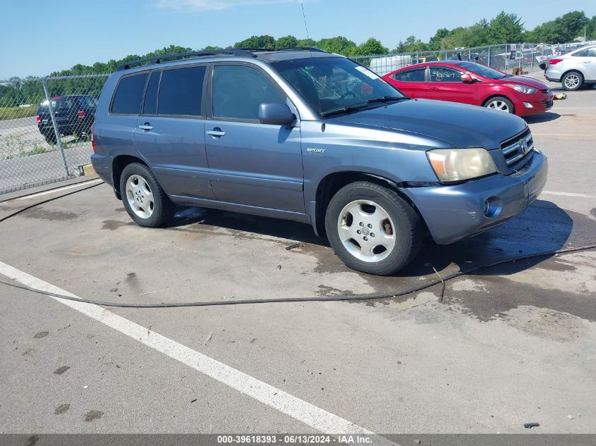 JTEDP21A46012034J 2006 Toyota Highlander Limited V6/Sport V6/V6