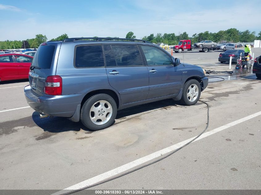 JTEDP21A46012034J 2006 Toyota Highlander Limited V6/Sport V6/V6