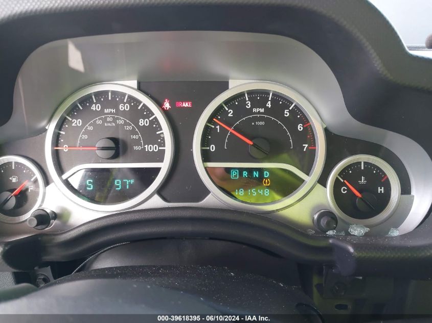 2010 Jeep Wrangler Unlimited Sport VIN: 1J4HA3H18AL141097 Lot: 39618395