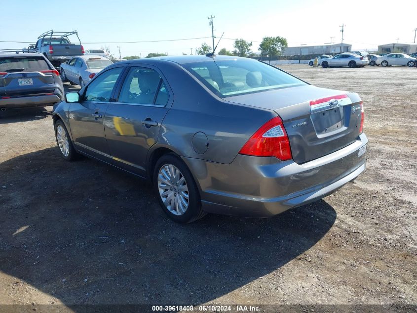 2012 Ford Fusion Hybrid VIN: 3FADP0L30CR270276 Lot: 39618408