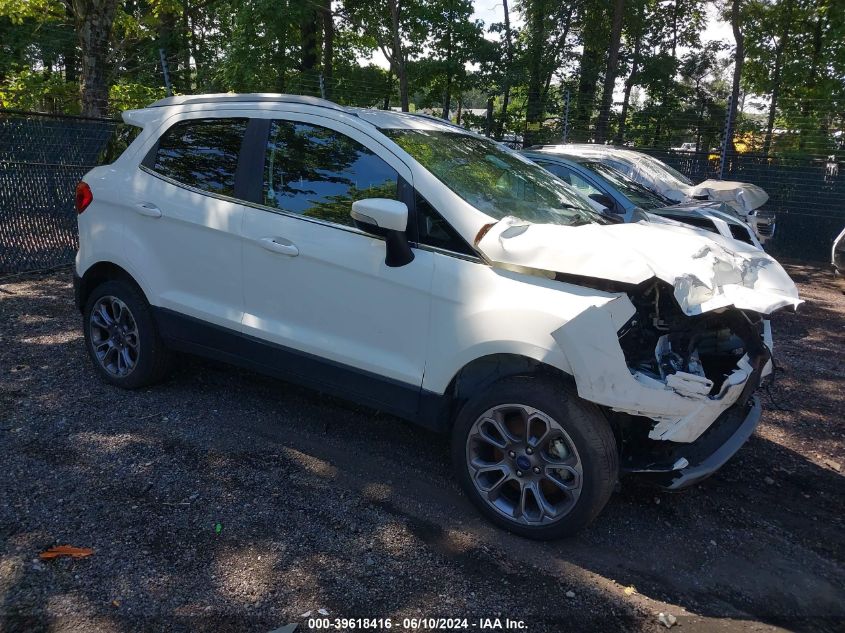 2020 Ford Ecosport Titanium VIN: MAJ6S3KL6LC370312 Lot: 39618416