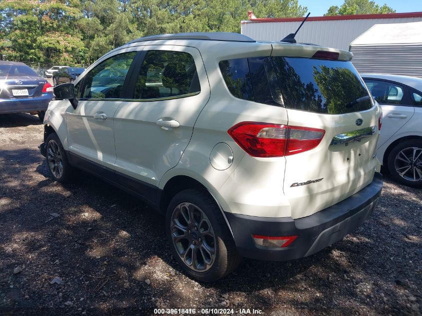 2020 Ford Ecosport Titanium VIN: MAJ6S3KL6LC370312 Lot: 39618416