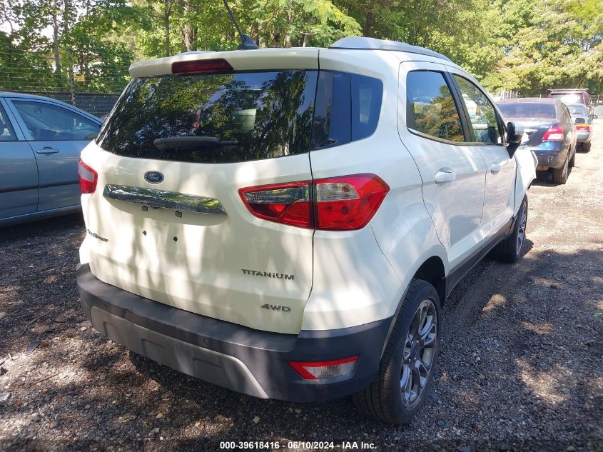 2020 Ford Ecosport Titanium VIN: MAJ6S3KL6LC370312 Lot: 39618416