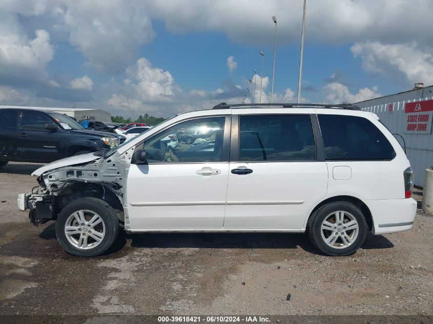 2004 Mazda Mpv Lx VIN: JM3LW28A940507528 Lot: 39618421