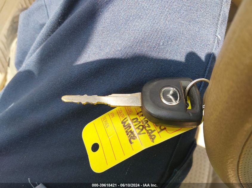 2004 Mazda Mpv Lx VIN: JM3LW28A940507528 Lot: 39618421