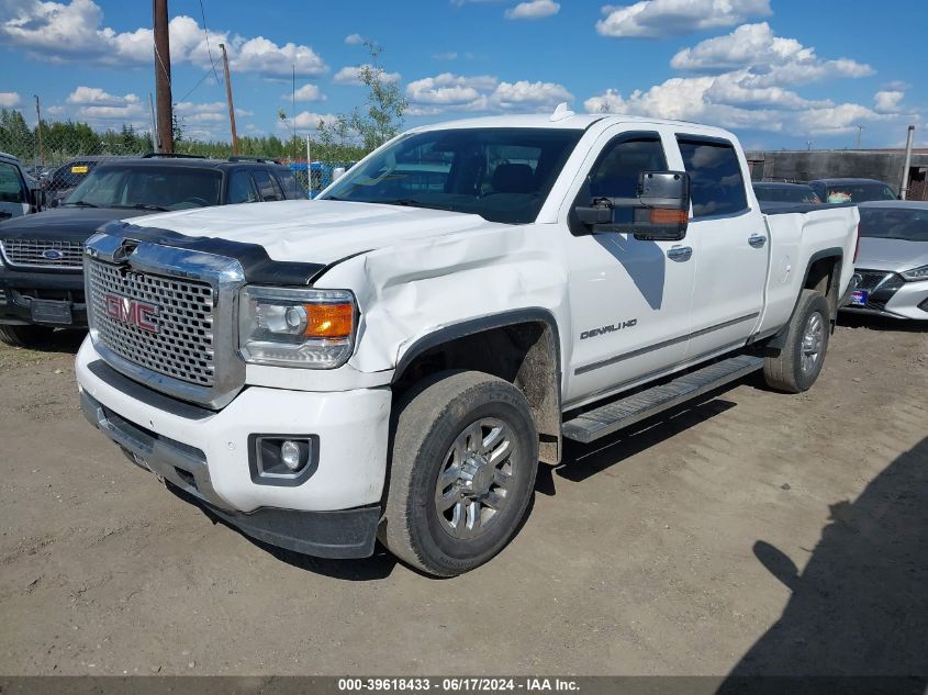 2017 GMC Sierra 2500Hd Denali VIN: 1GT12UEG4HF201579 Lot: 39618433