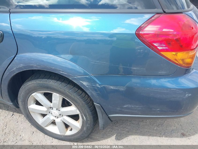 2006 Subaru Outback 2.5I VIN: 4S4BP61CX67303086 Lot: 39618442