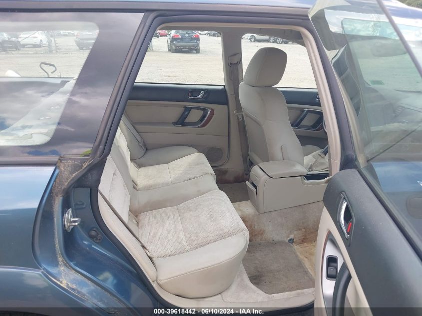 2006 Subaru Outback 2.5I VIN: 4S4BP61CX67303086 Lot: 39618442