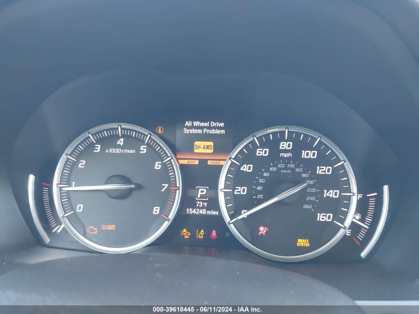 2016 Acura Mdx Advance Entertainment Packages/Advance Package VIN: 5FRYD4H95GB001091 Lot: 39618445