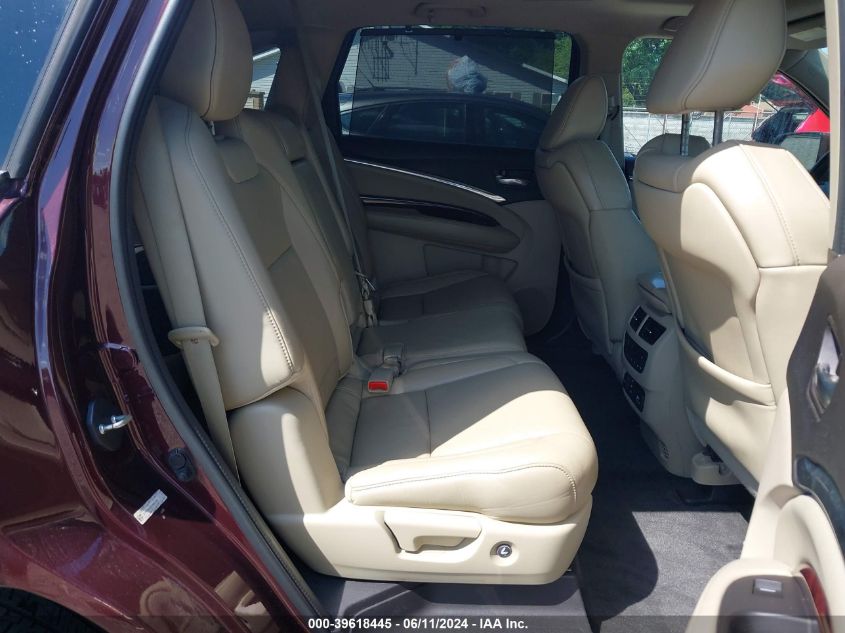 2016 Acura Mdx Advance Entertainment Packages/Advance Package VIN: 5FRYD4H95GB001091 Lot: 39618445