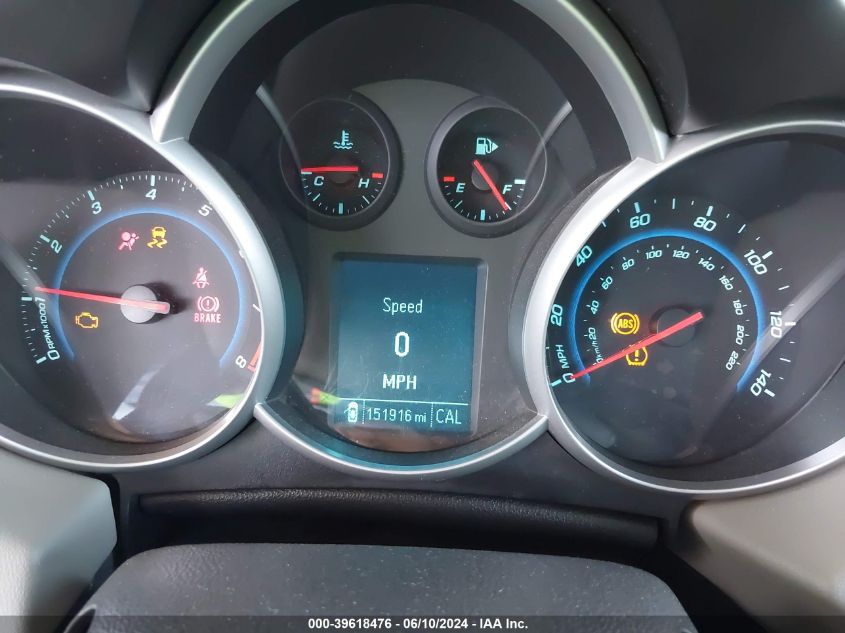 2012 Chevrolet Cruze Ls VIN: 1G1PD5SH6C7123941 Lot: 39618476