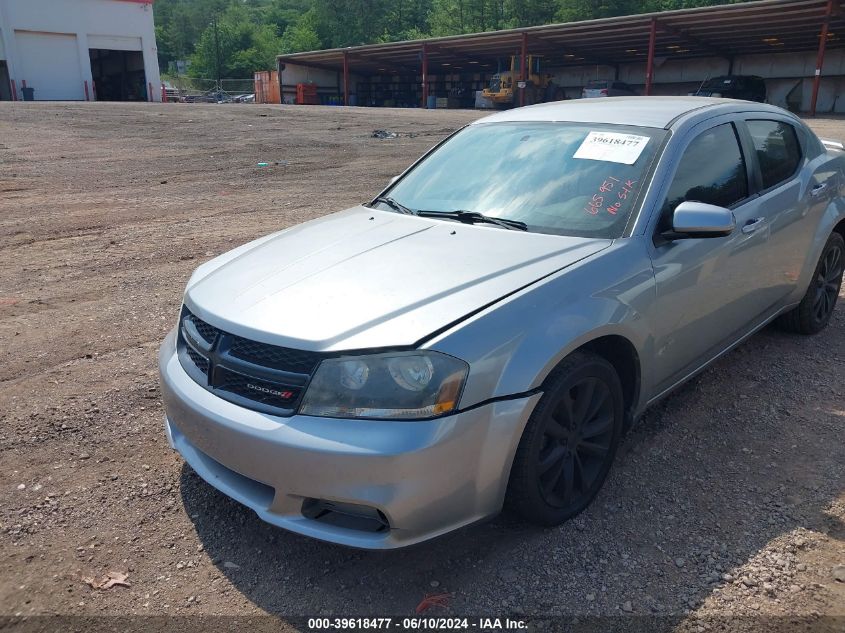 2013 Dodge Avenger Sxt VIN: 1C3CDZCB0DN665951 Lot: 39618477