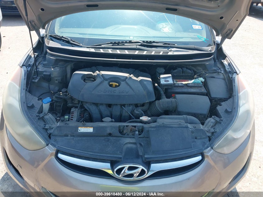 2013 Hyundai Elantra Gls VIN: 5NPDH4AE8DH170918 Lot: 39618480