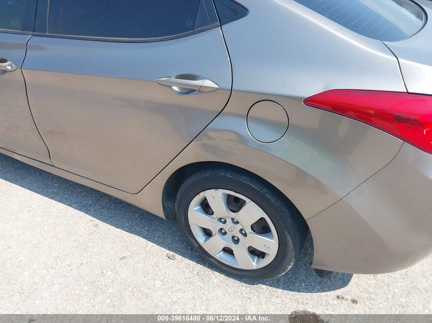 2013 Hyundai Elantra Gls VIN: 5NPDH4AE8DH170918 Lot: 39618480