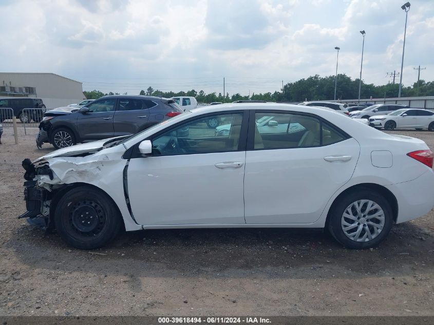 2017 Toyota Corolla Le VIN: 5YFBURHE6HP607863 Lot: 39618494