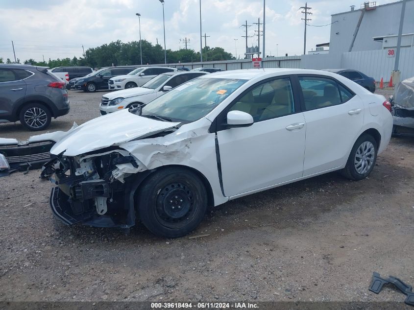 2017 Toyota Corolla Le VIN: 5YFBURHE6HP607863 Lot: 39618494