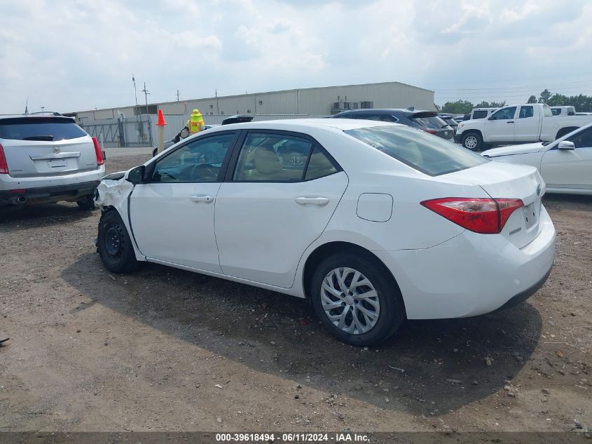 2017 Toyota Corolla Le VIN: 5YFBURHE6HP607863 Lot: 39618494