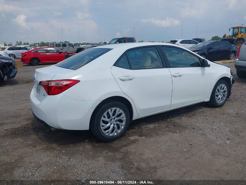 2017 Toyota Corolla Le VIN: 5YFBURHE6HP607863 Lot: 39618494