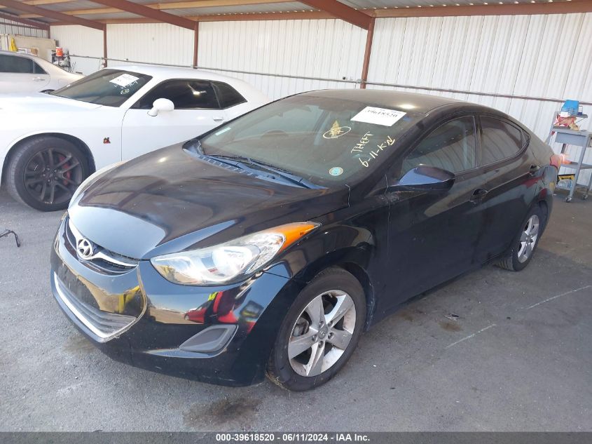 2013 Hyundai Elantra Gls VIN: 5NPDH4AE4DH243007 Lot: 39618520