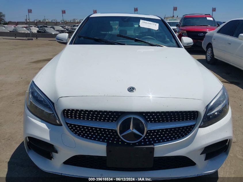 2020 Mercedes-Benz C 300 VIN: W1KWF8DB2LR599833 Lot: 39618534