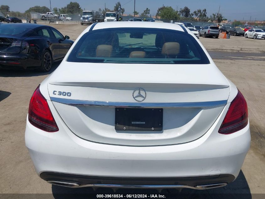 2020 Mercedes-Benz C 300 VIN: W1KWF8DB2LR599833 Lot: 39618534