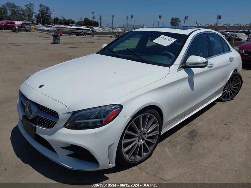 VIN W1KWF8DB2LR599833 2020 MERCEDES-BENZ C 300
