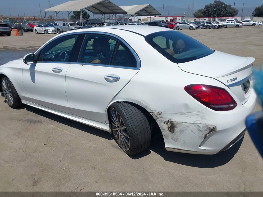 VIN W1KWF8DB2LR599833 2020 MERCEDES-BENZ C 300