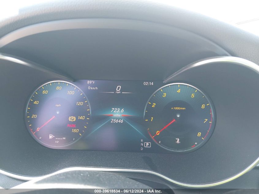 2020 Mercedes-Benz C 300 VIN: W1KWF8DB2LR599833 Lot: 39618534