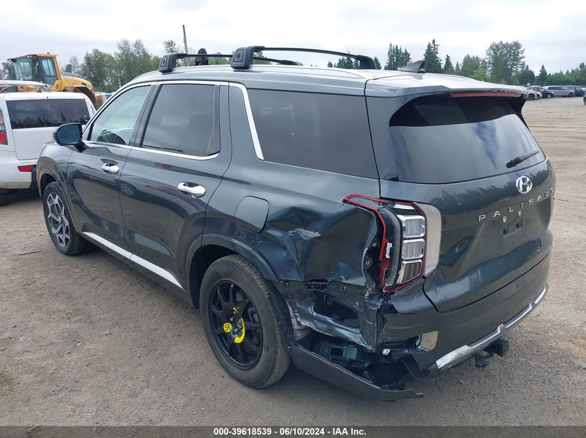 2022 Hyundai Palisade Calligraphy VIN: KM8R7DHE2NU390136 Lot: 39618539