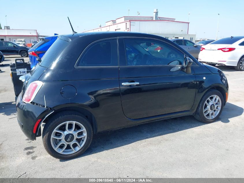 2015 Fiat 500 Pop VIN: 3C3CFFAR7FT555510 Lot: 39618545