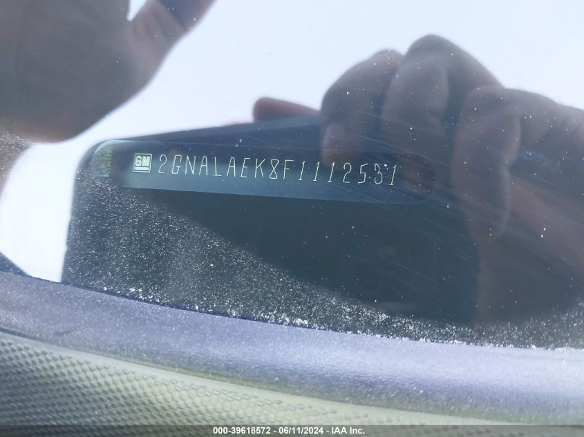 2015 Chevrolet Equinox Ls VIN: 2GNALAEK8F1112531 Lot: 39618572