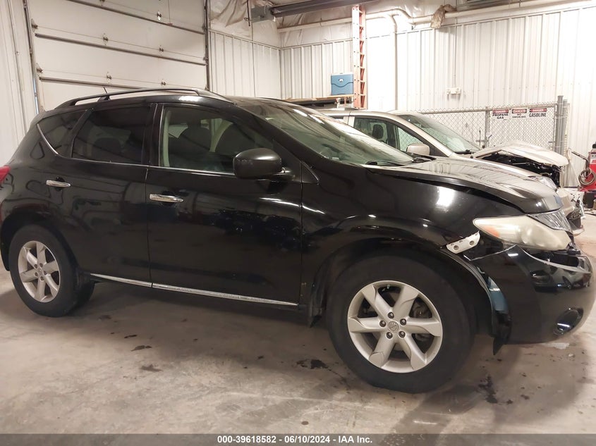 2010 Nissan Murano Sl VIN: JN8AZ1MW8AW104334 Lot: 39618582
