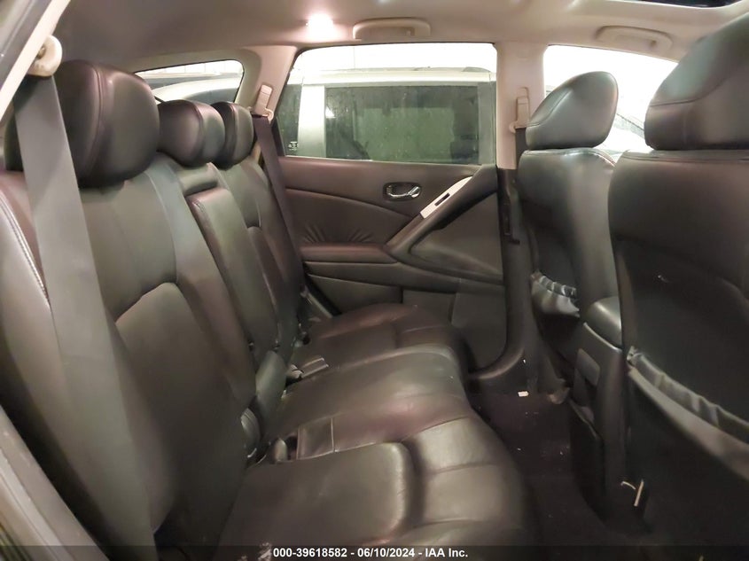 2010 Nissan Murano Sl VIN: JN8AZ1MW8AW104334 Lot: 39618582