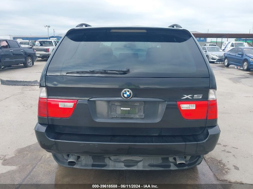 2005 BMW X5 3.0I VIN: 5UXFA135X5LY12463 Lot: 39618588
