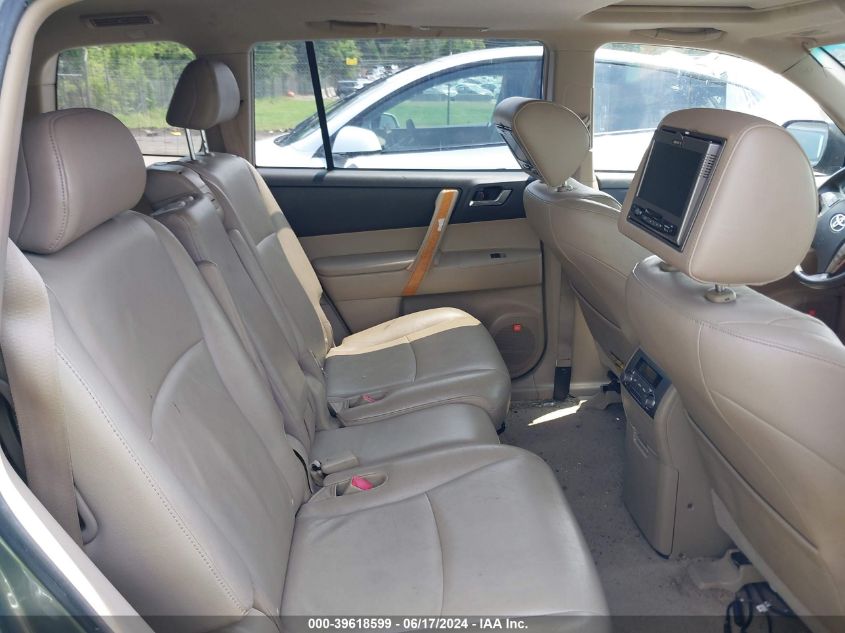 2008 Toyota Highlander Hybrid Limited VIN: JTEEW44A582014678 Lot: 39618599