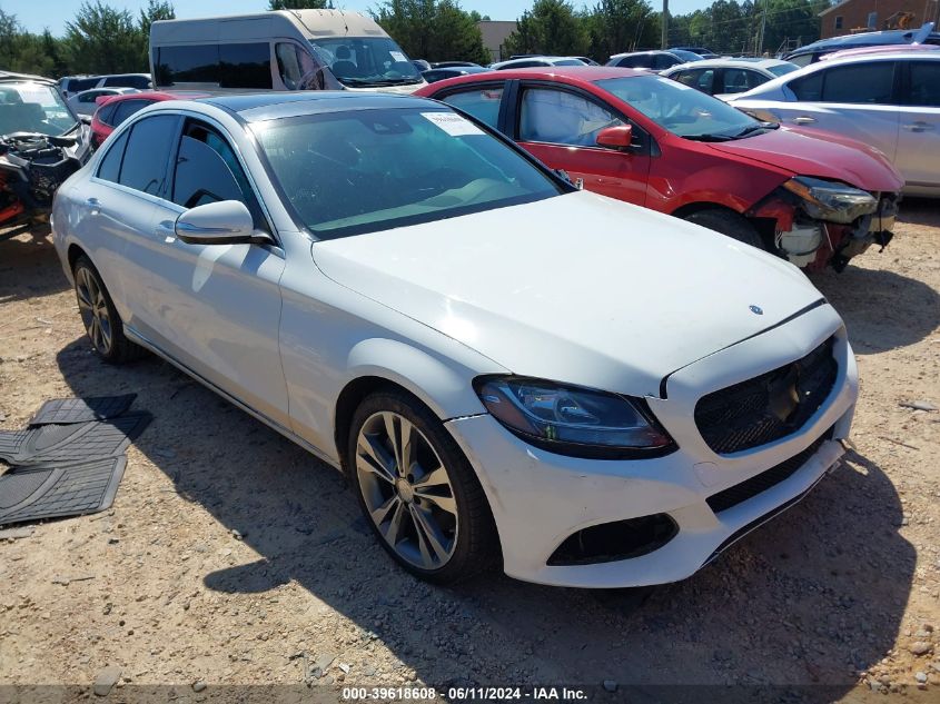 55SWF4JBXGU122066 2016 MERCEDES-BENZ C CLASS - Image 1