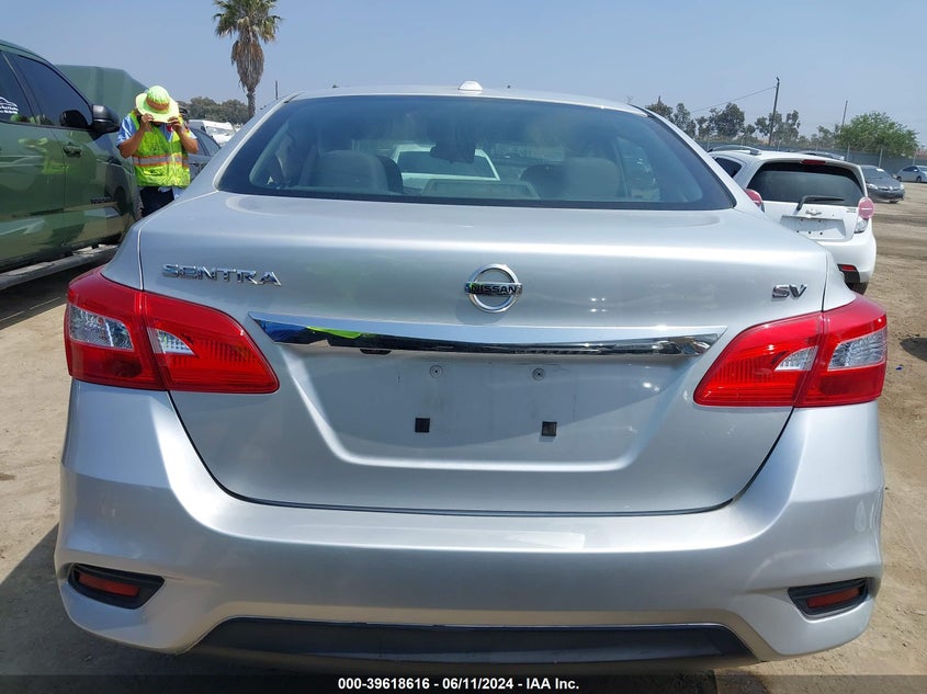2017 Nissan Sentra Sv VIN: 3N1AB7AP9HY319324 Lot: 39618616