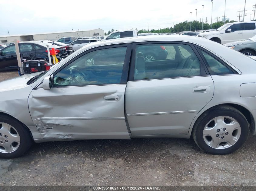 2003 Toyota Avalon Xls VIN: 4T1BF28B43U325736 Lot: 39618621