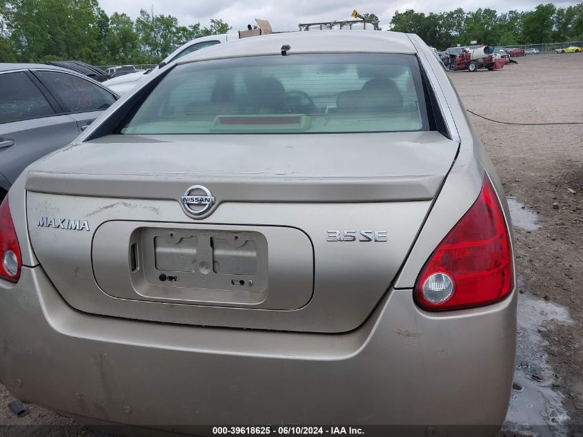 2005 Nissan Maxima 3.5 Se VIN: 1N4BA41E55C862438 Lot: 39618625