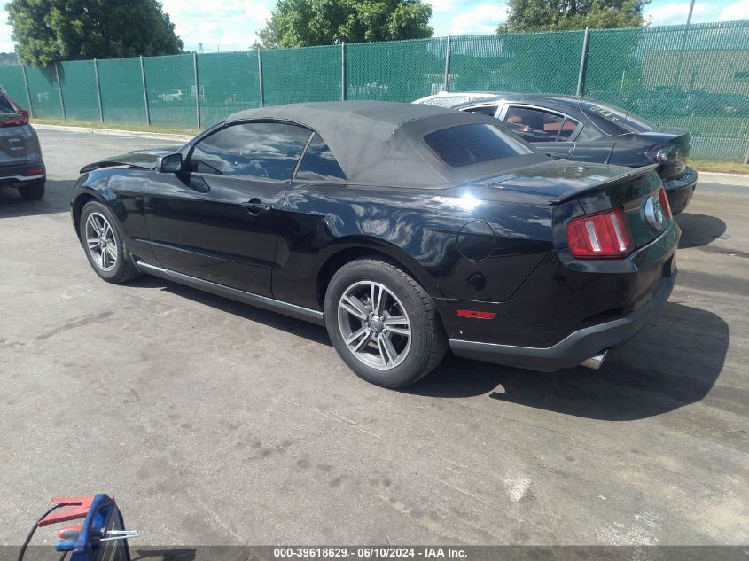 2012 Ford Mustang V6 Premium VIN: 1ZVBP8EM2C5279566 Lot: 39618629