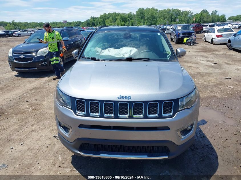 2019 Jeep Compass Limited 4X4 VIN: 3C4NJDCBXKT666148 Lot: 39618635