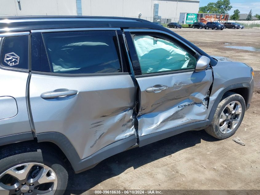 2019 Jeep Compass Limited 4X4 VIN: 3C4NJDCBXKT666148 Lot: 39618635