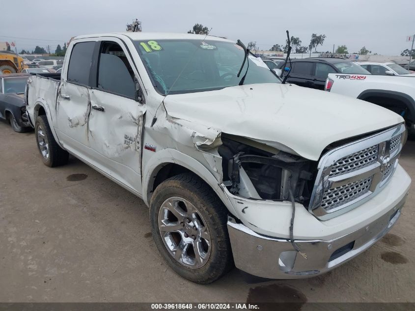 2018 Ram 1500 Laramie 4X2 5'7 Box VIN: 1C6RR6NTXJS160953 Lot: 39618648