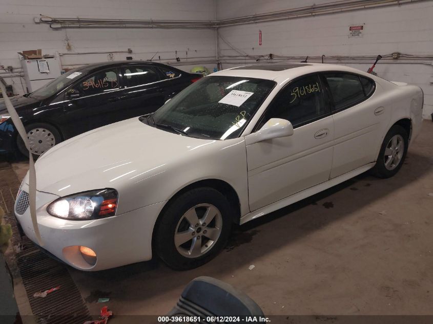 2007 Pontiac Grand Prix VIN: 2G2WP582071230987 Lot: 39618651